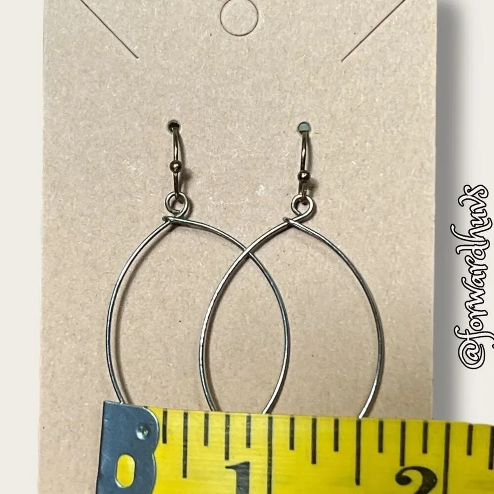 Bundle Sale 3 for $15 | Silver Tone Dangle Earrings – Stylish and Versatile